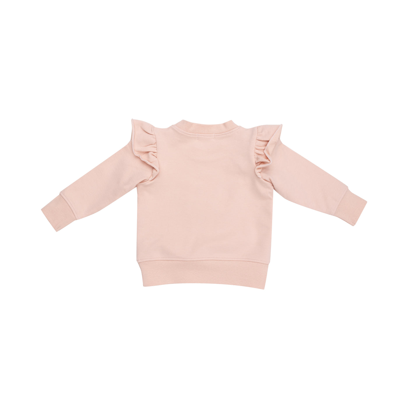 Ruffle Sweatshirt + Paperbag Jogger - Checkerboard Pink-Angel Dear