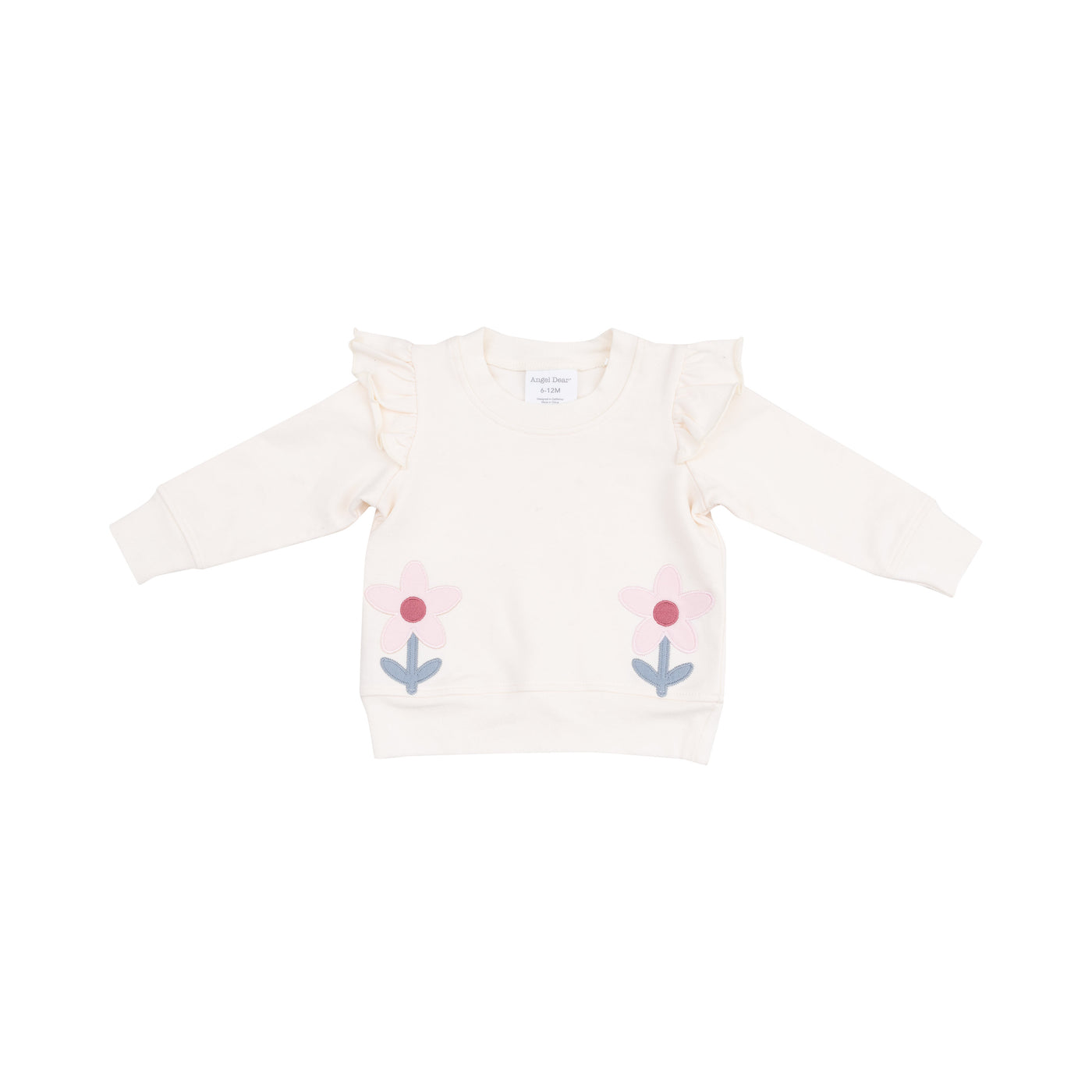 French Terry Ruffle Patch Sweatshirt + Jogger - Danish Daisy-Angel Dear