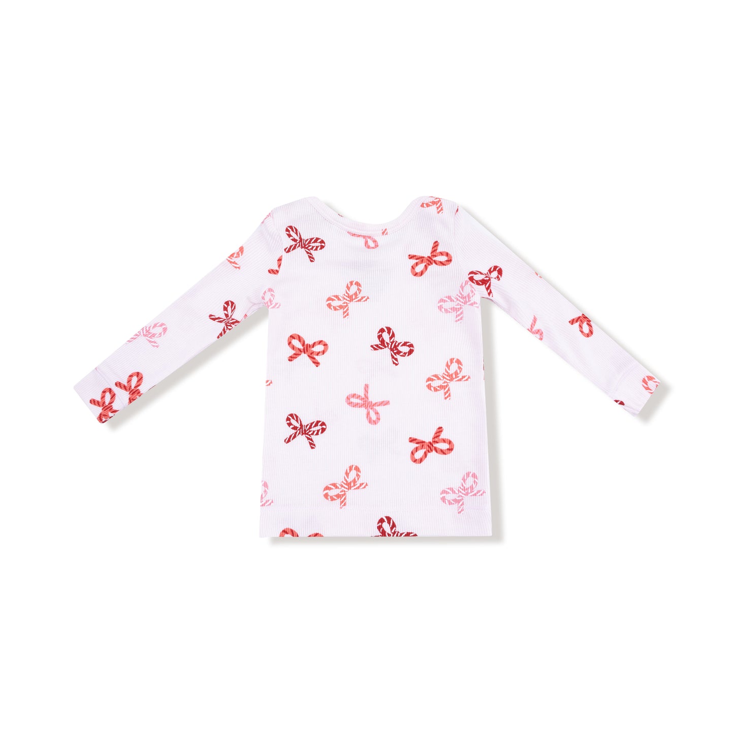Loungewear Set in our  Candy Cane Bows print from Angel Dear