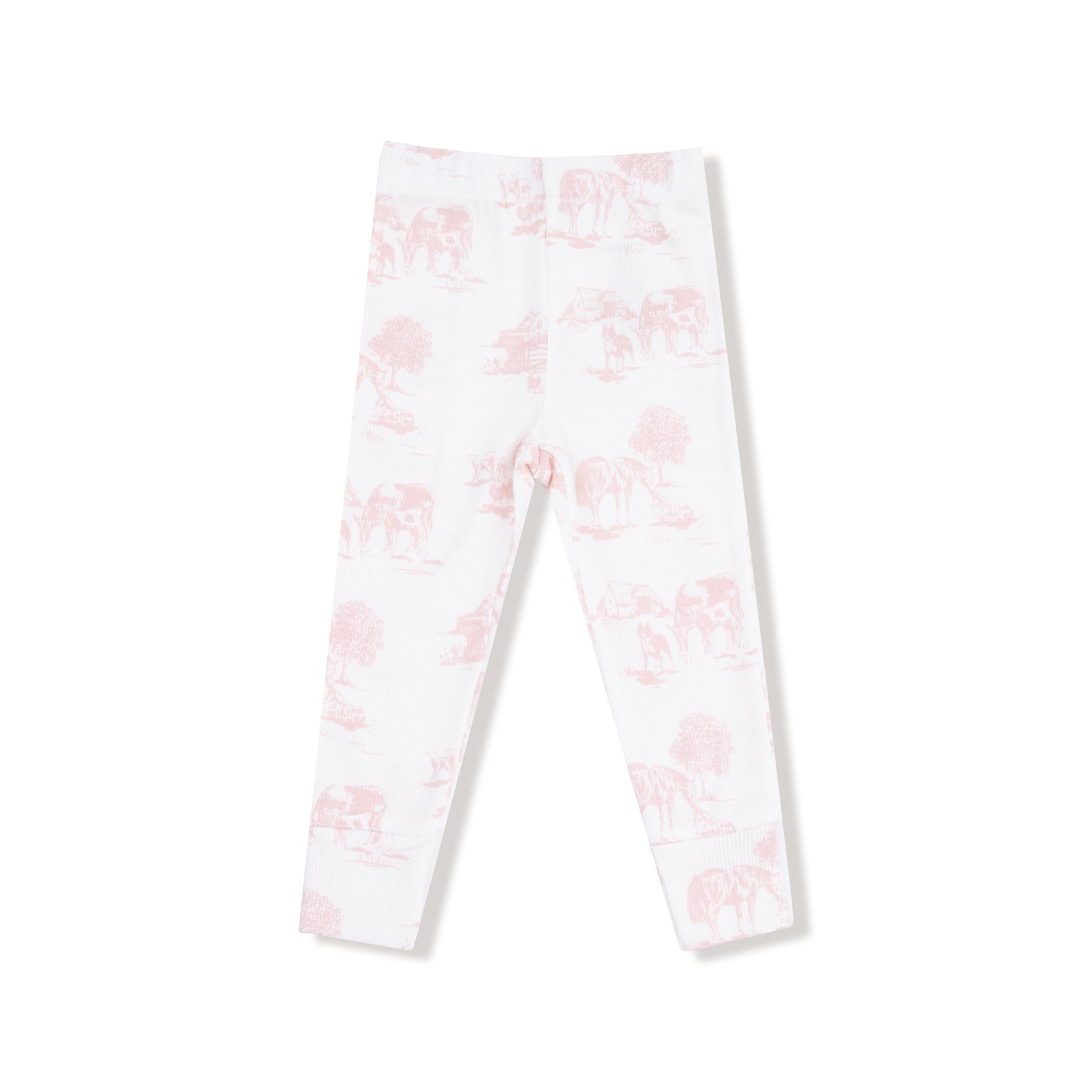 Loungewear Set in our  Farm Toile - Pink print from Angel Dear