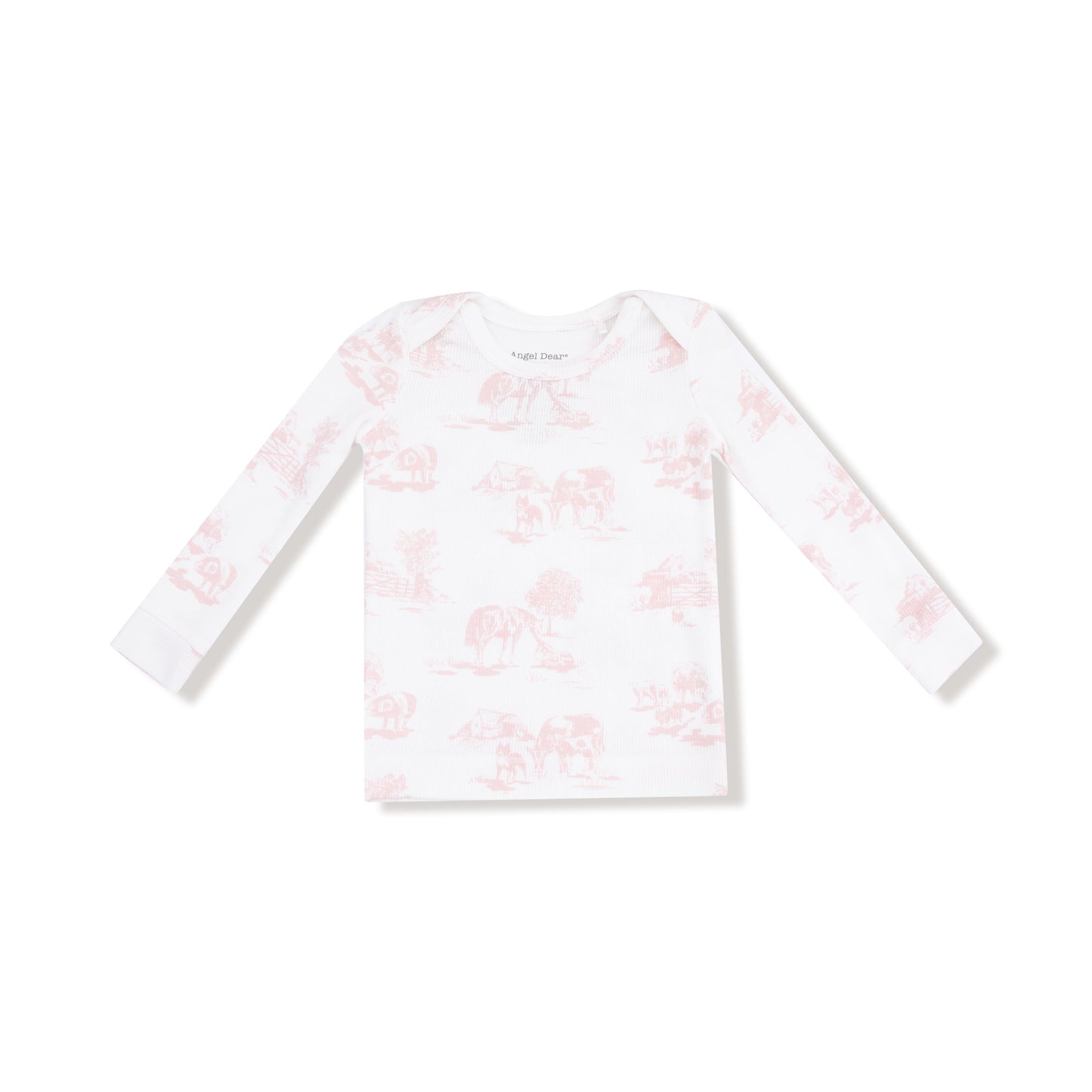 Loungewear Set in our  Farm Toile - Pink print from Angel Dear