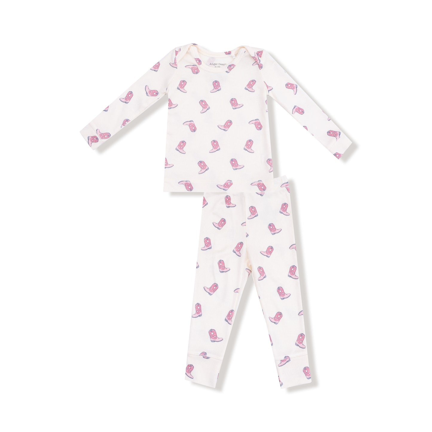 Loungewear Set in our  Petite Cowgirl Boots print from Angel Dear