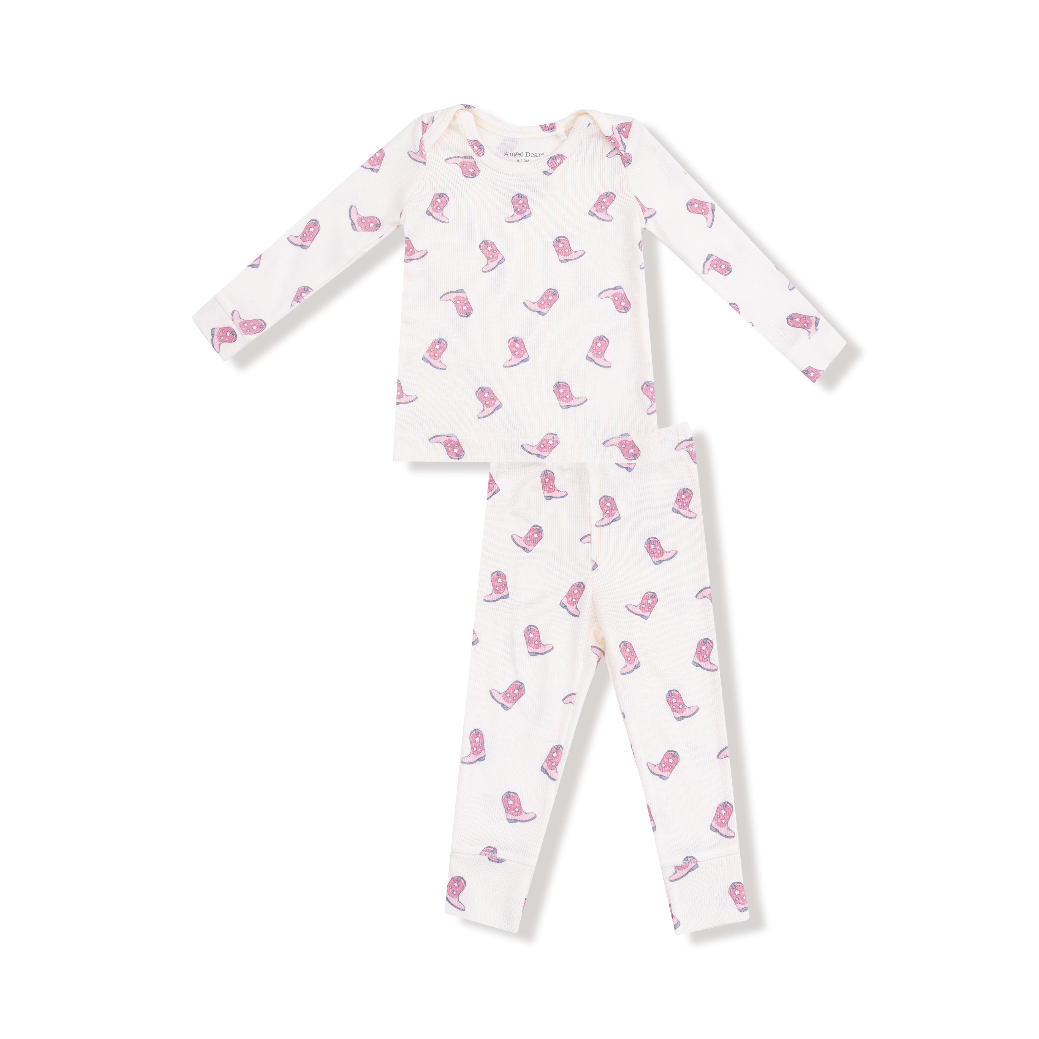 Loungewear Set in our  Petite Cowgirl Boots print from Angel Dear