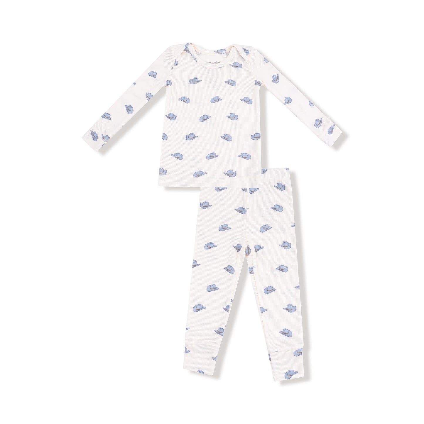 Loungewear Set in our  Petite Cowboy Hats print from Angel Dear