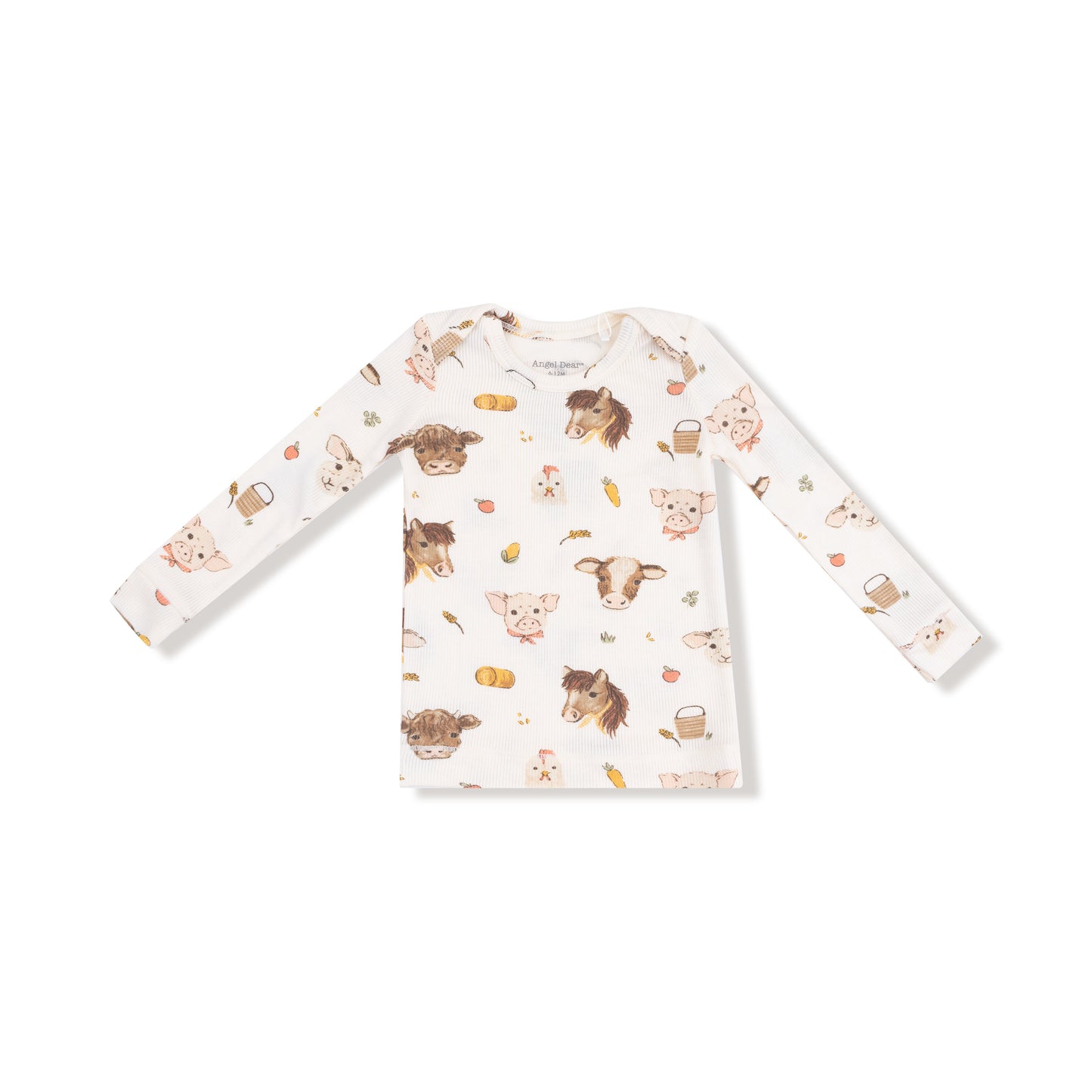 Loungewear Set in our  Vintage Baby Farm Animals print from Angel Dear