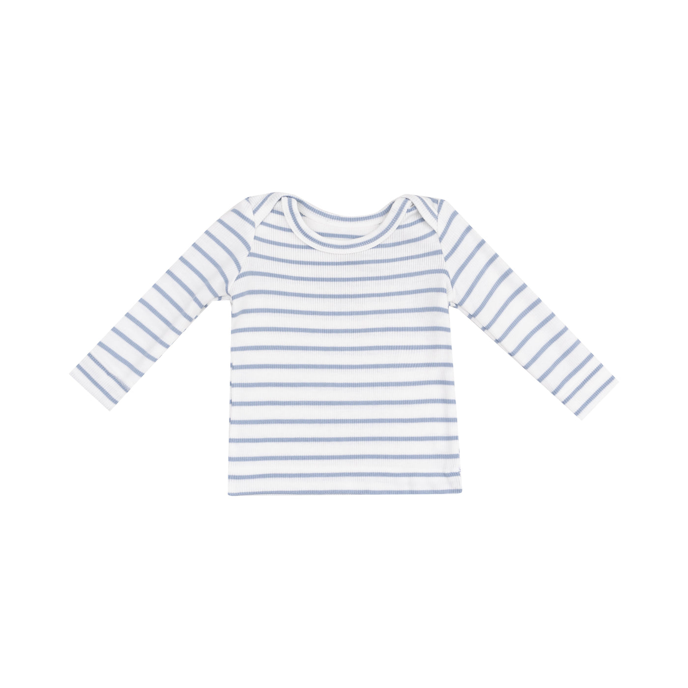 Lounge Wear Set - French Stripe Dusty Blue