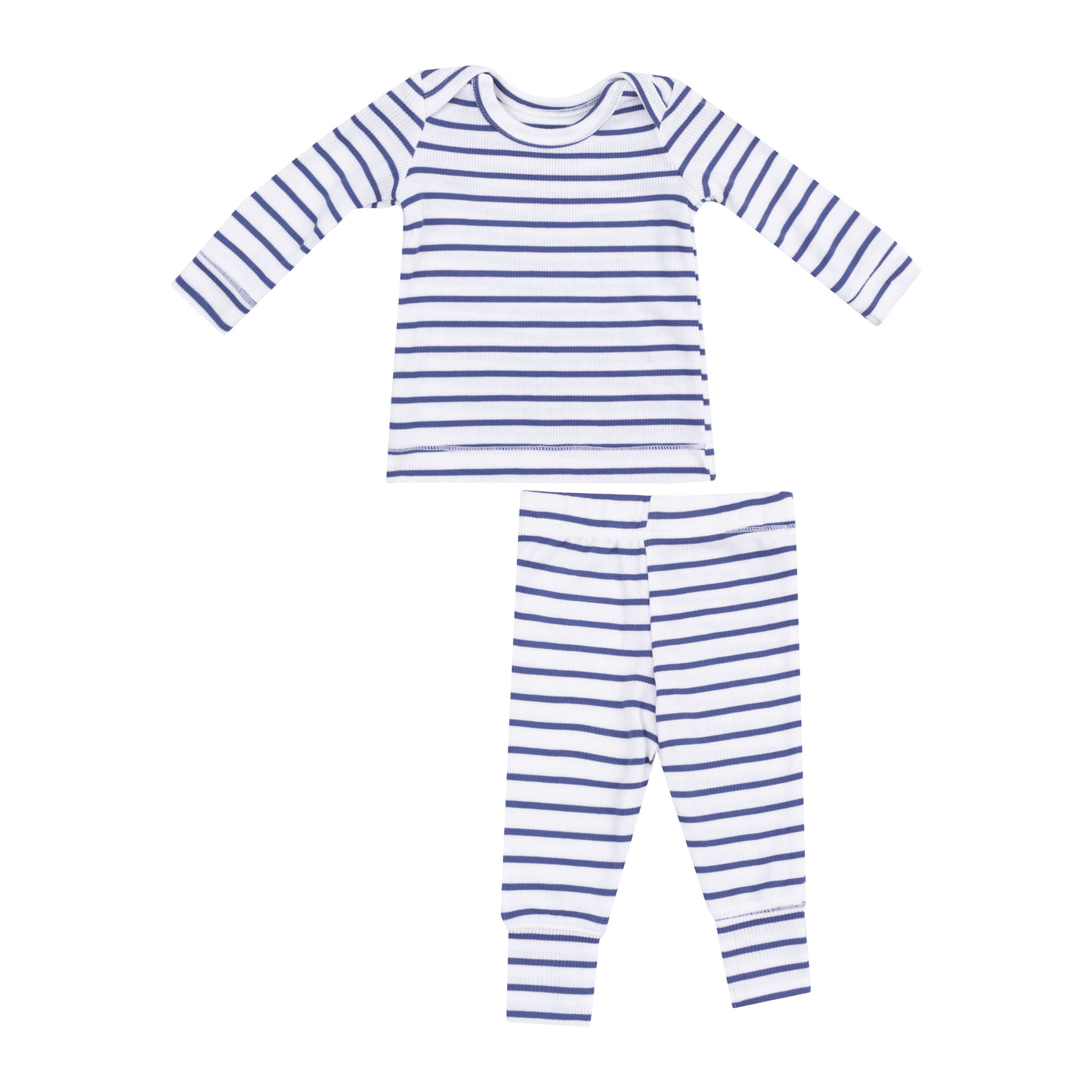 Loungewear Set - Stripe Vintage Navy-Angel Dear