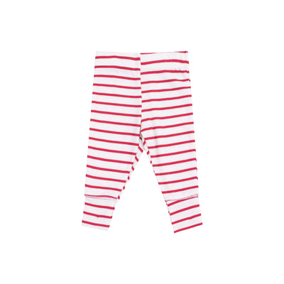 Loungewear Set - Stripe Vintage Red