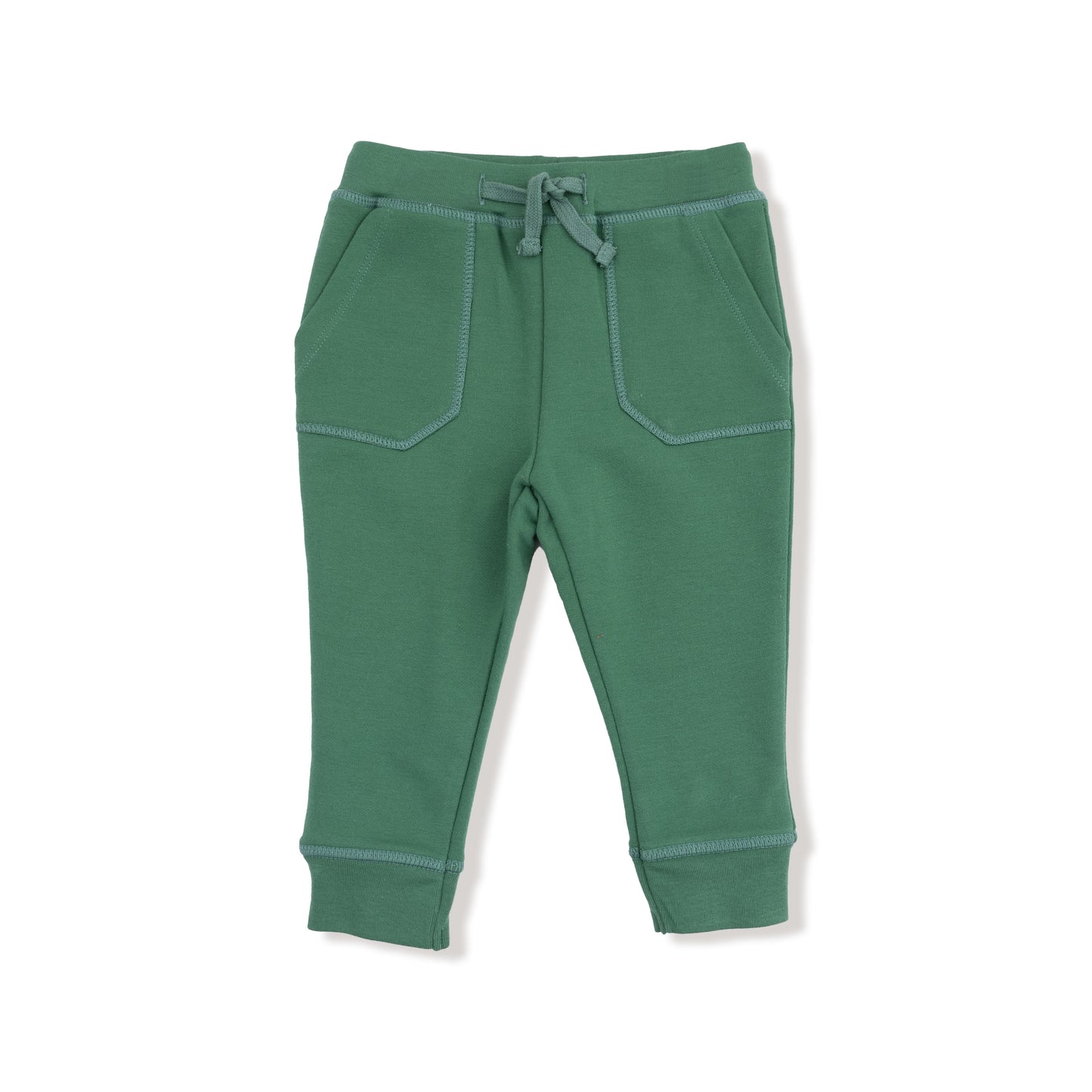 Jogger Pant in our  Varsity - Green print from Angel Dear