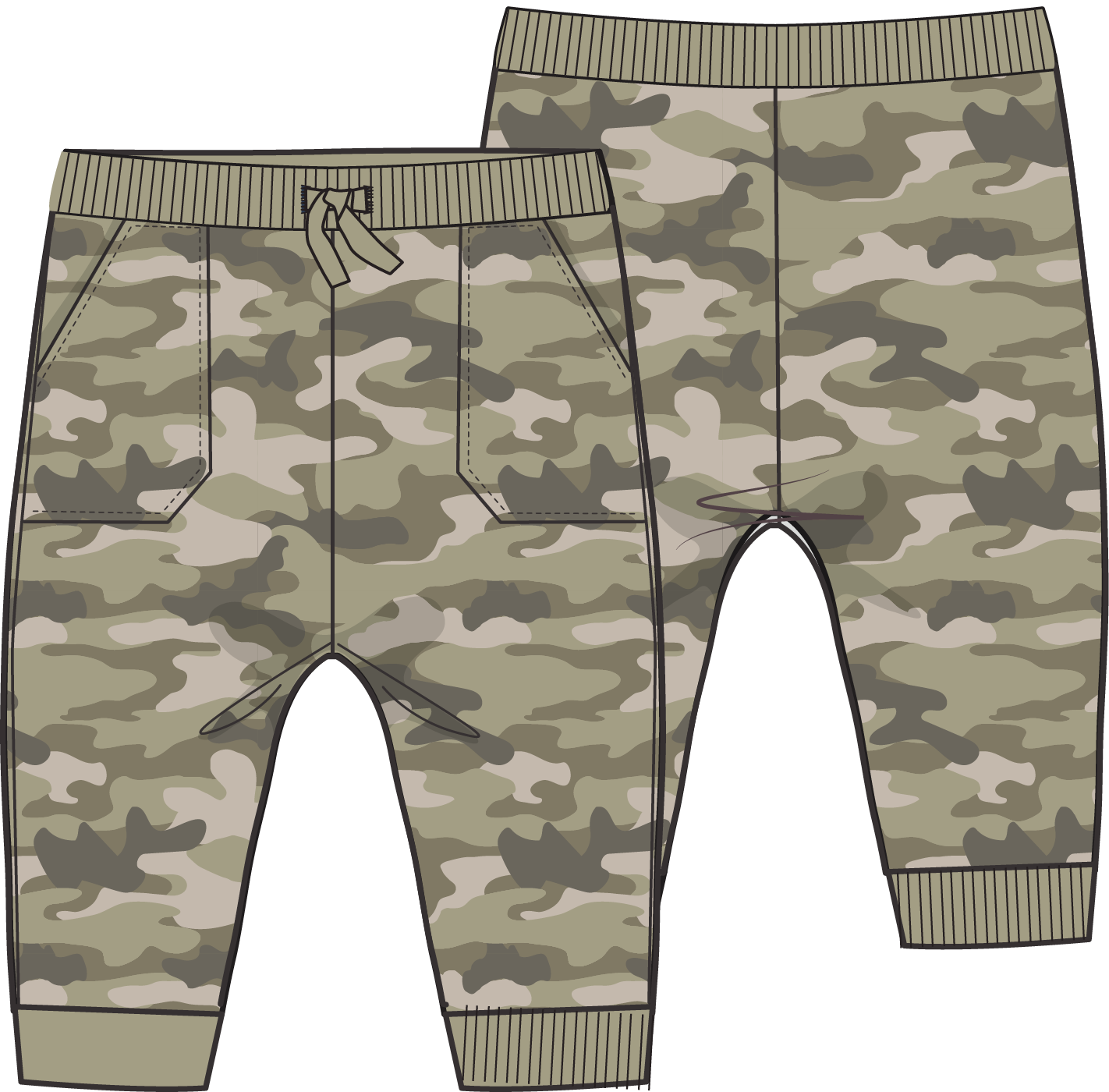 Camo French Terry - Jogger Pant
