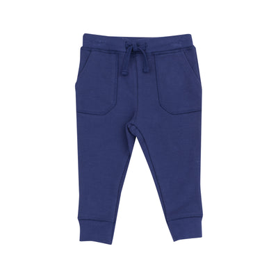 French Terry Jogger Pant - Navy-Angel Dear