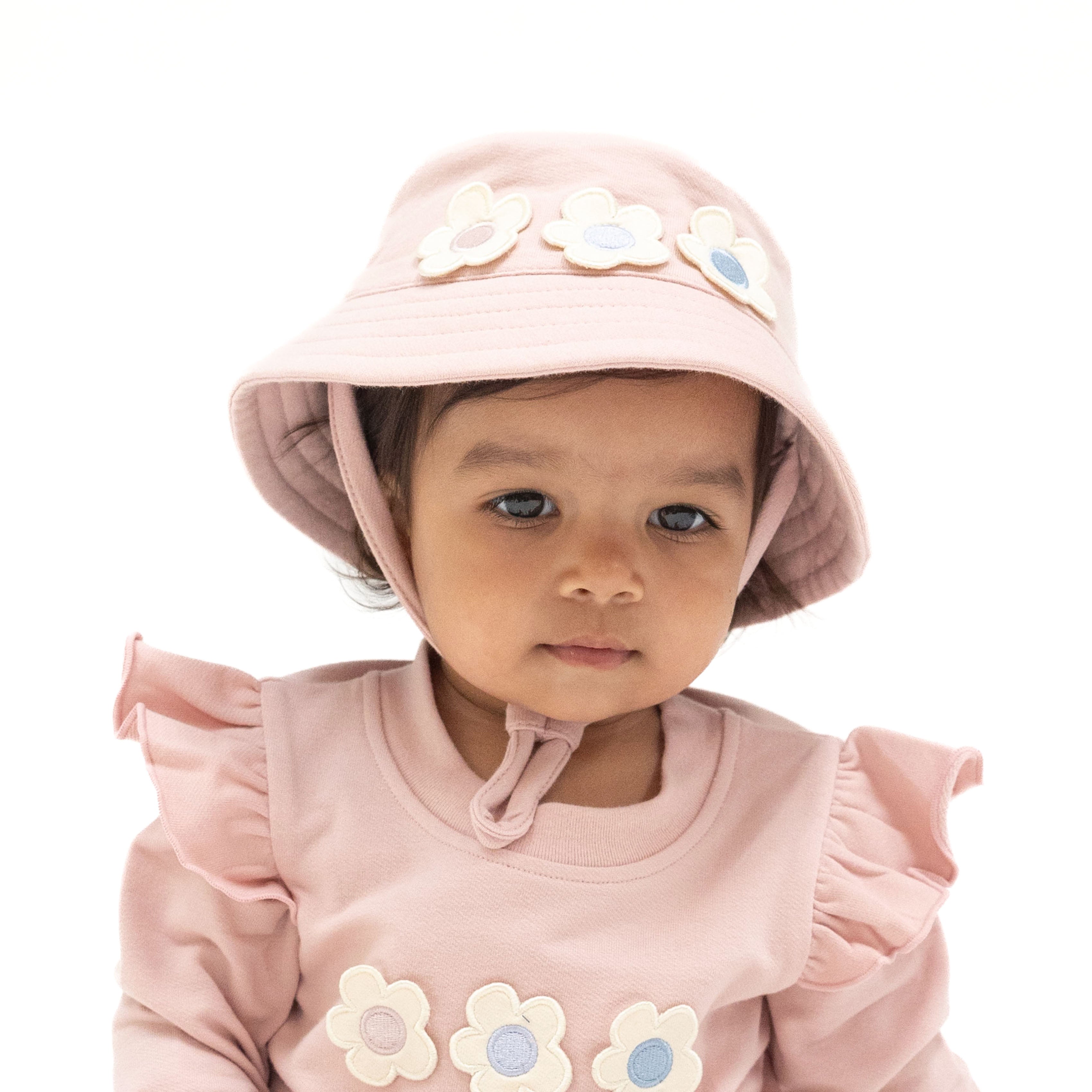 French Terry Bucket Hat - Daisy Pop-Angel Dear