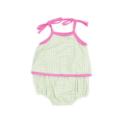 Swing Front Sunsuit - Golf Applique-Angel Dear