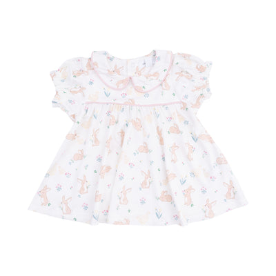 Classic Puff Sleeve Baby Doll Dress - Bunny and Duck