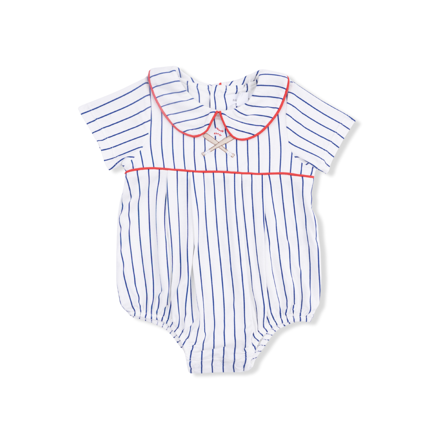 Baseball Stripe - Classic Box Pleat Bubble-Angel Dear