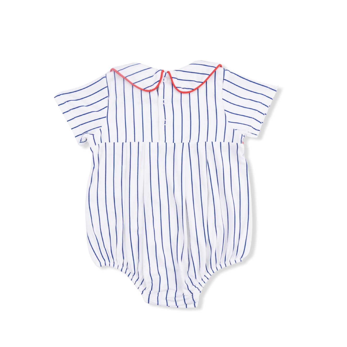 Baseball Stripe - Classic Box Pleat Bubble-Angel Dear