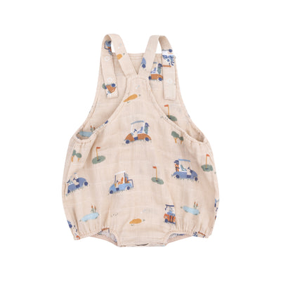 Sunsuit - Golf Cart Cuties Oatmeal