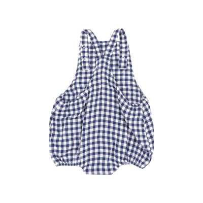 Pocket Sunsuit - Navy Gingham