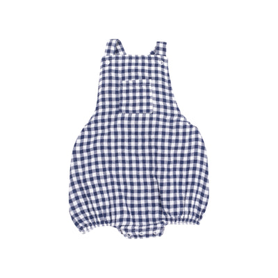 Pocket Sunsuit - Navy Gingham