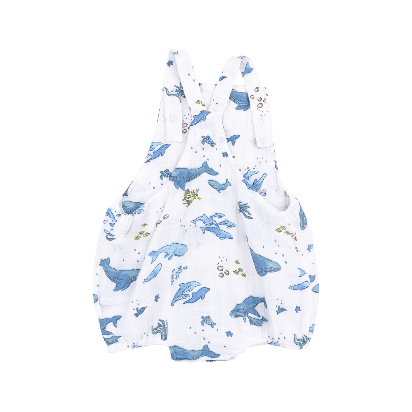 Sunsuit - Watercolor Blue Whales