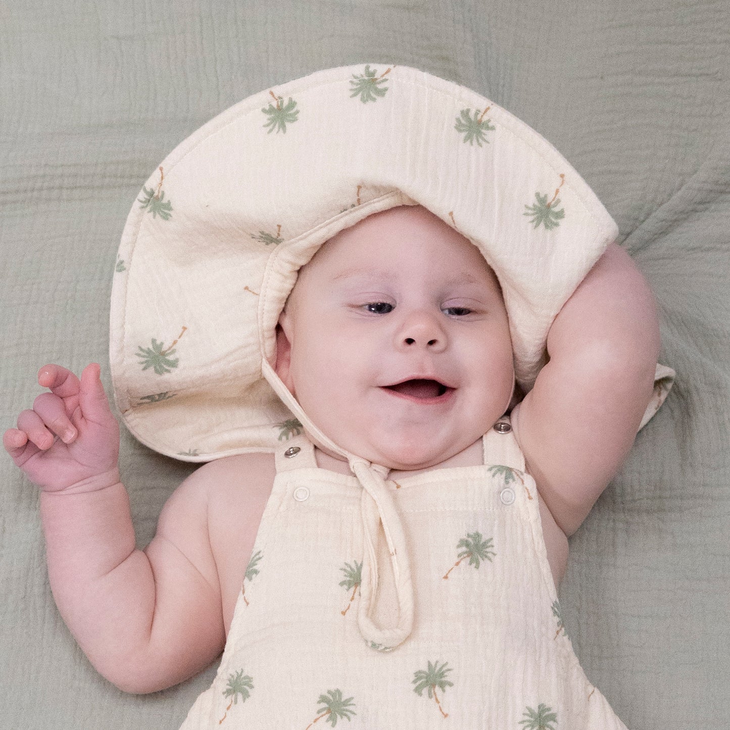 Palm Trees - Wide Brim Sun Hat-Angel Dear