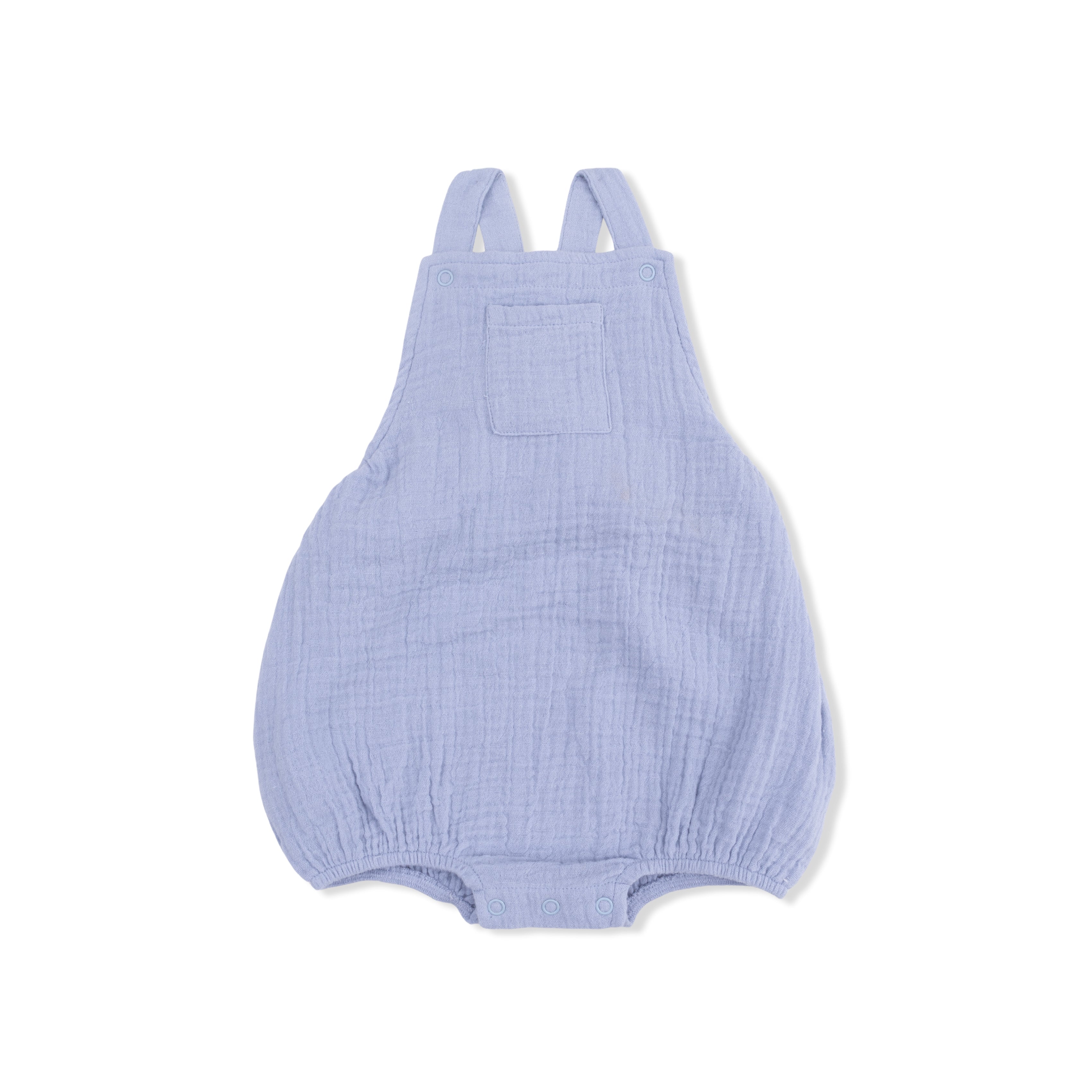 Solid Muslin Blue Blizzard - Sunsuit-Angel Dear
