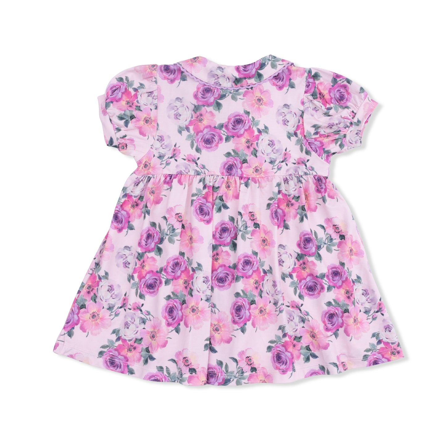 Rose Abundance - Betty Dress Puff Sleeve with Bloomer-Angel Dear