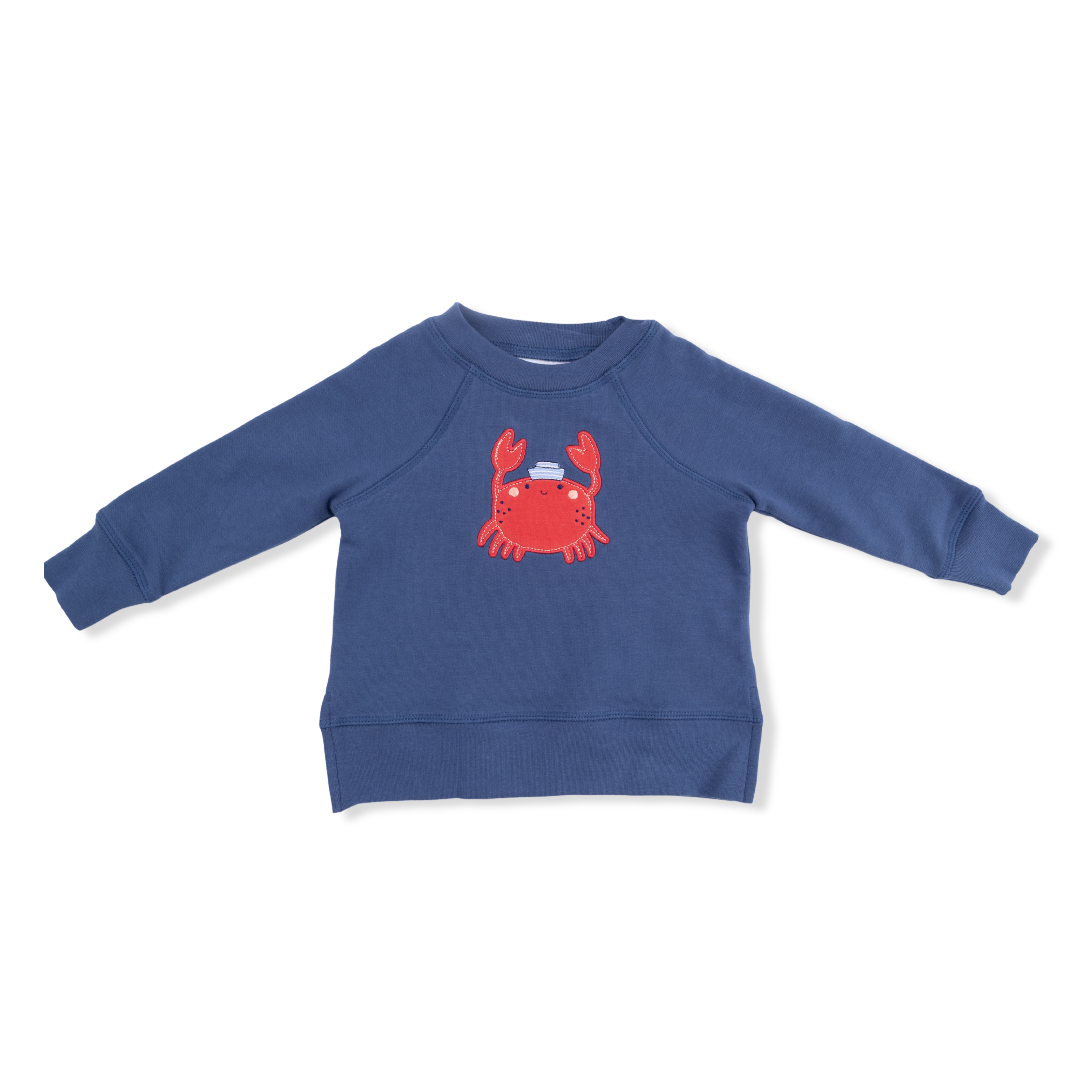 Sailor Sea Creatures Appliques - Raglan Sweatshirt-Angel Dear