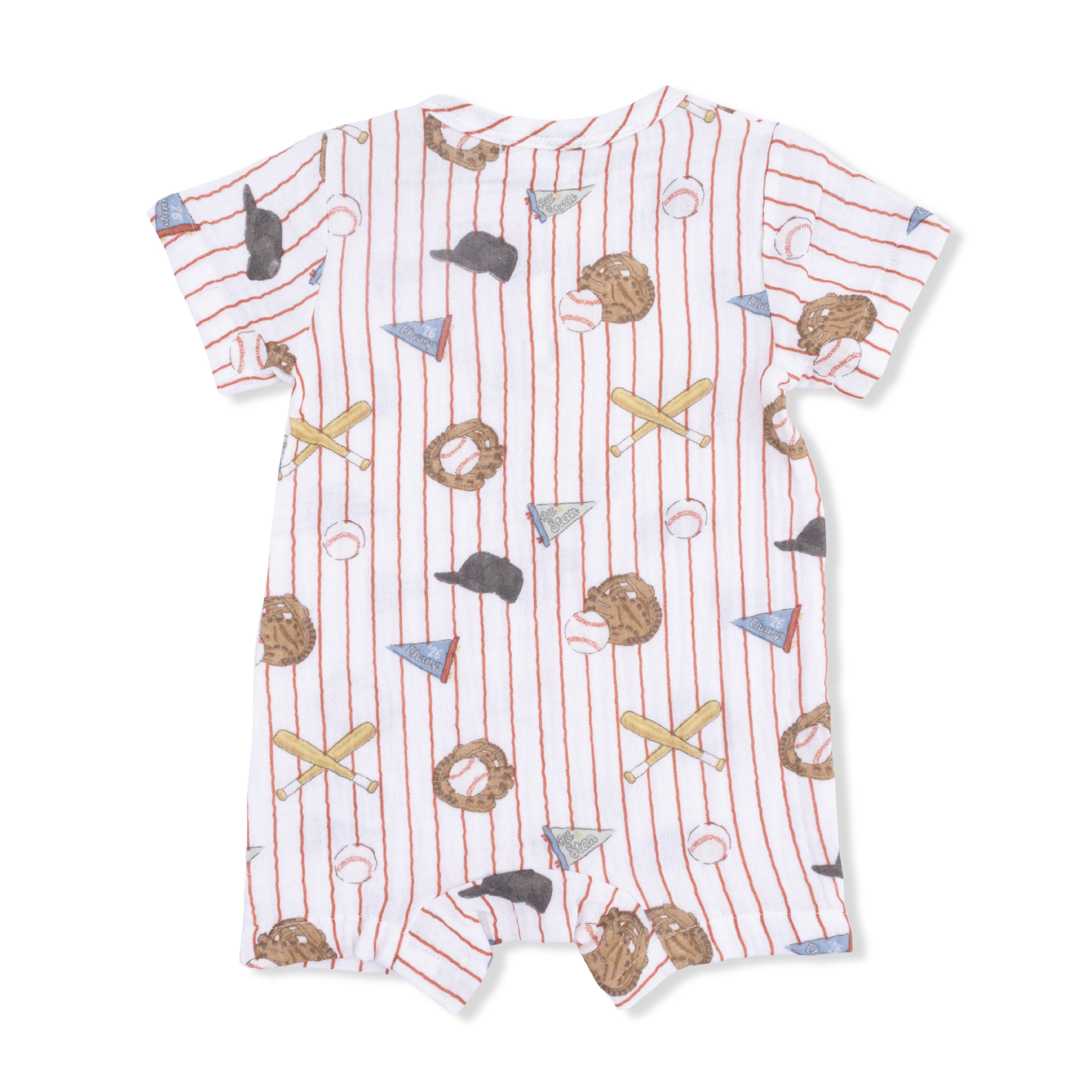 Vintage Baseball Stripe  - Henley Shortall-Angel Dear