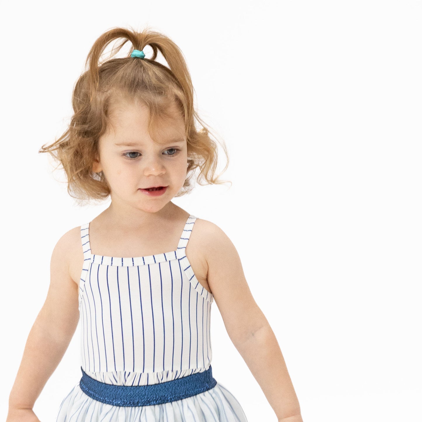 Baseball Stripe - Tank with Peplum-Angel Dear