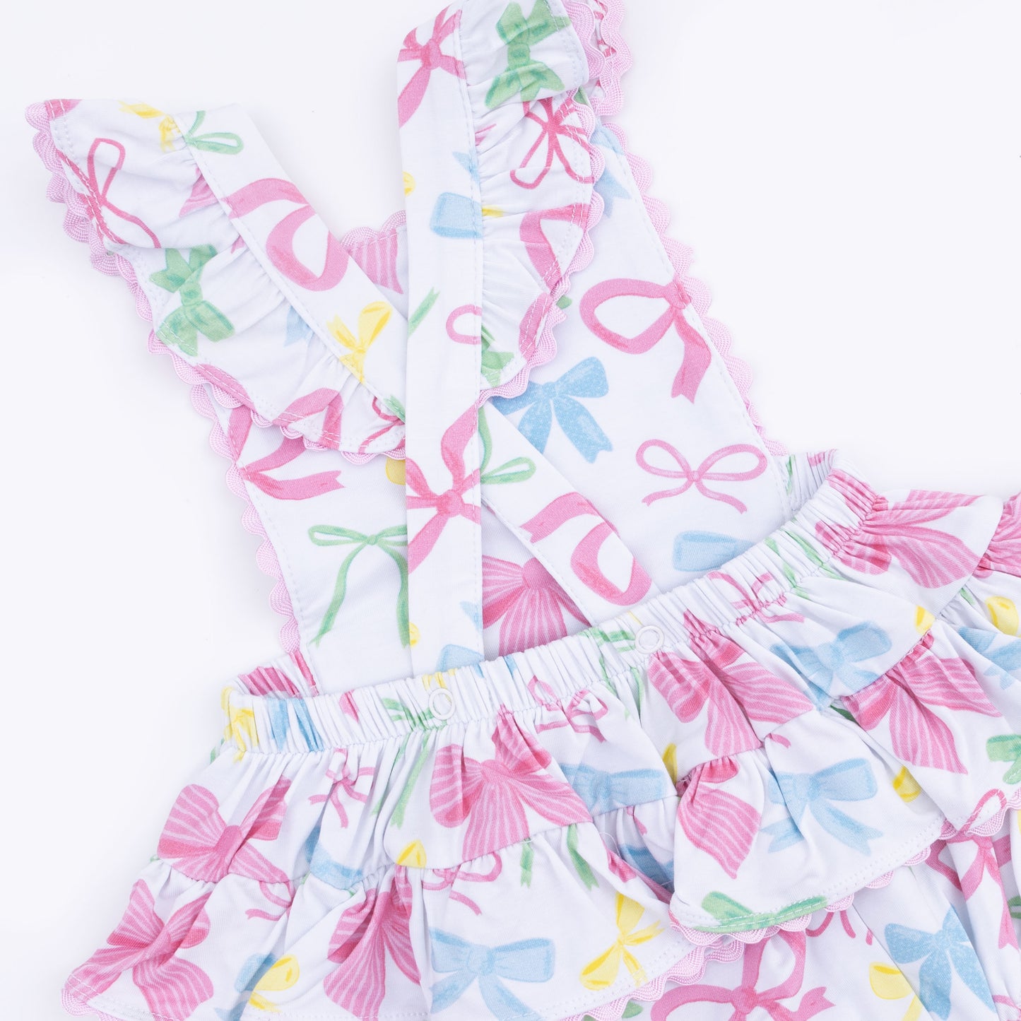 Sweet Bows - Ric Rac Ruffle Sunsuit