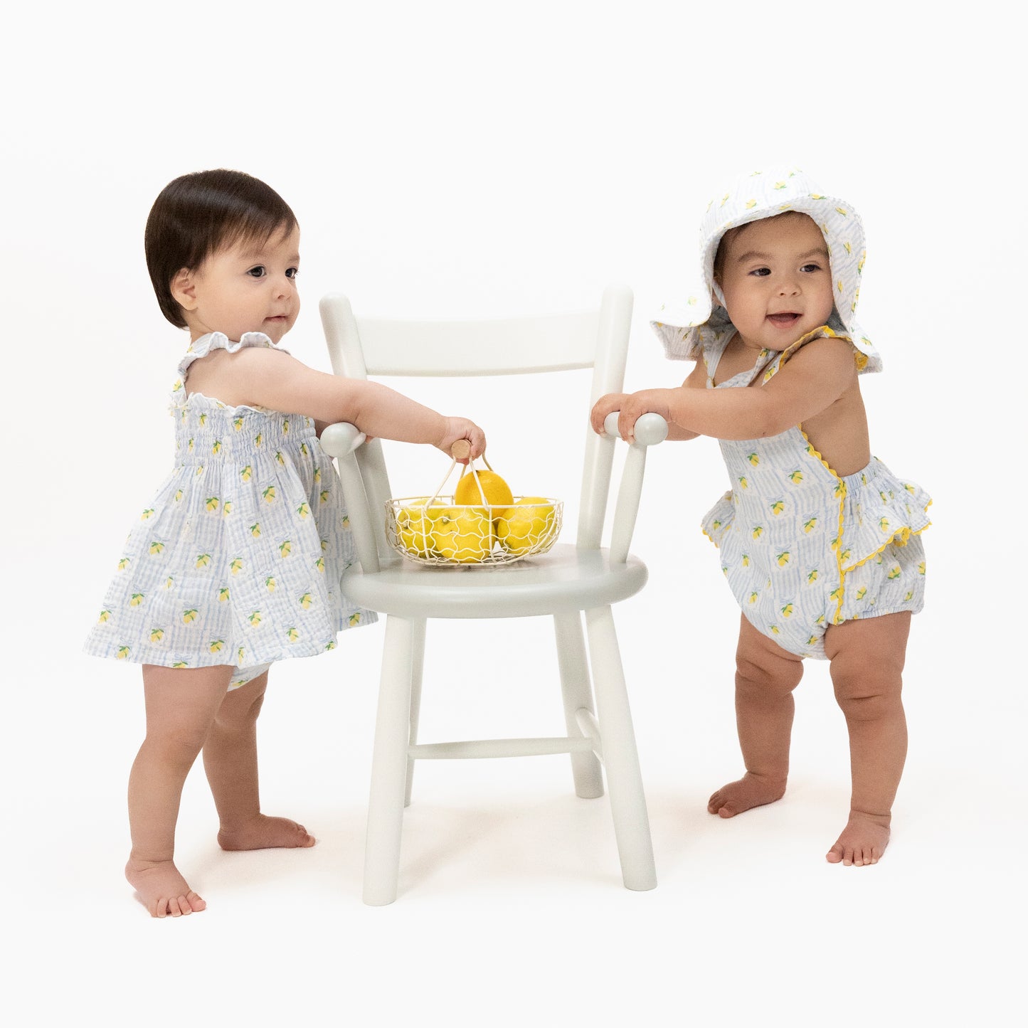 Lovely Lemons - Smocked Top with Bloomer-Angel Dear