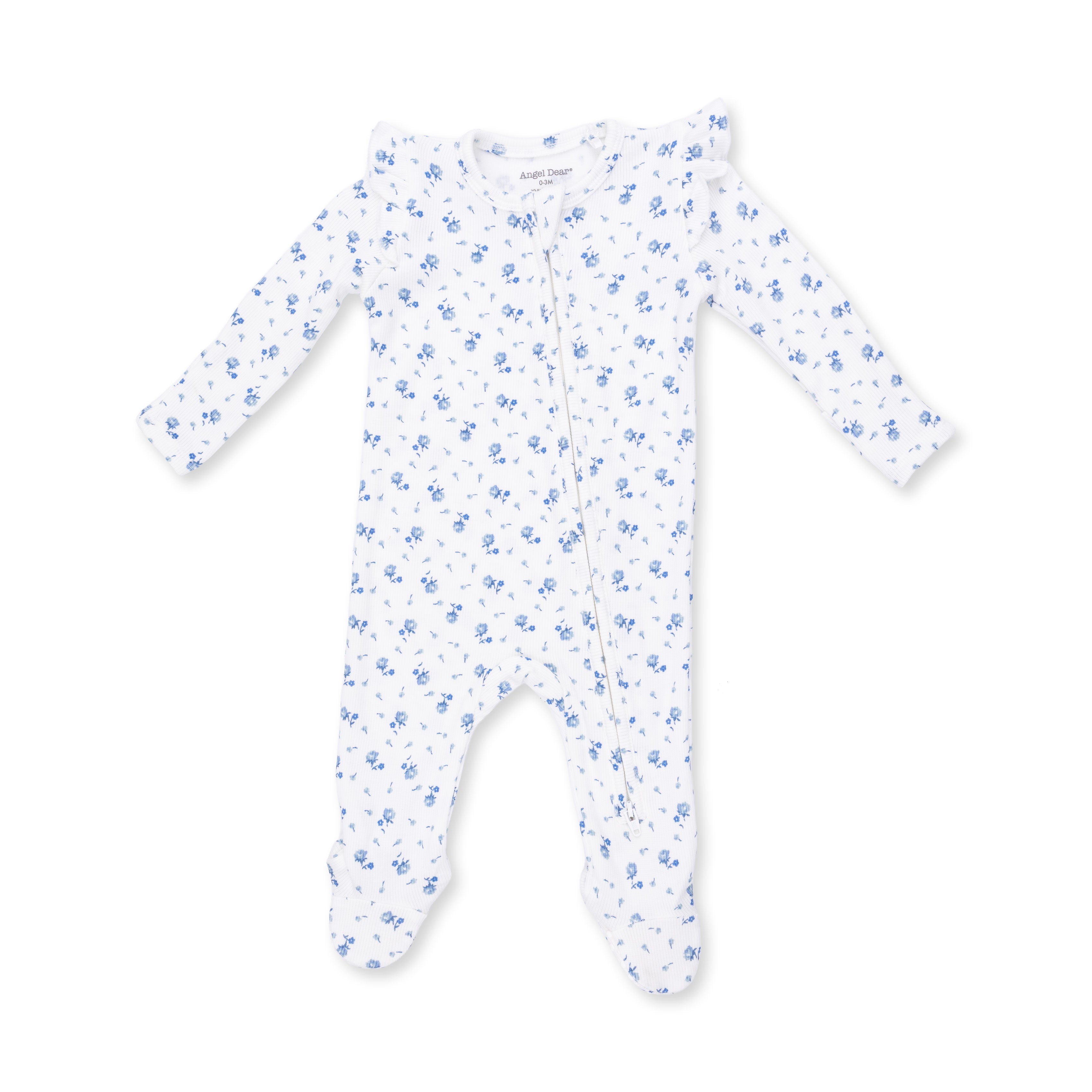 Joli Rosette - 2 Way Ruffle Sleeve Zipper Footie