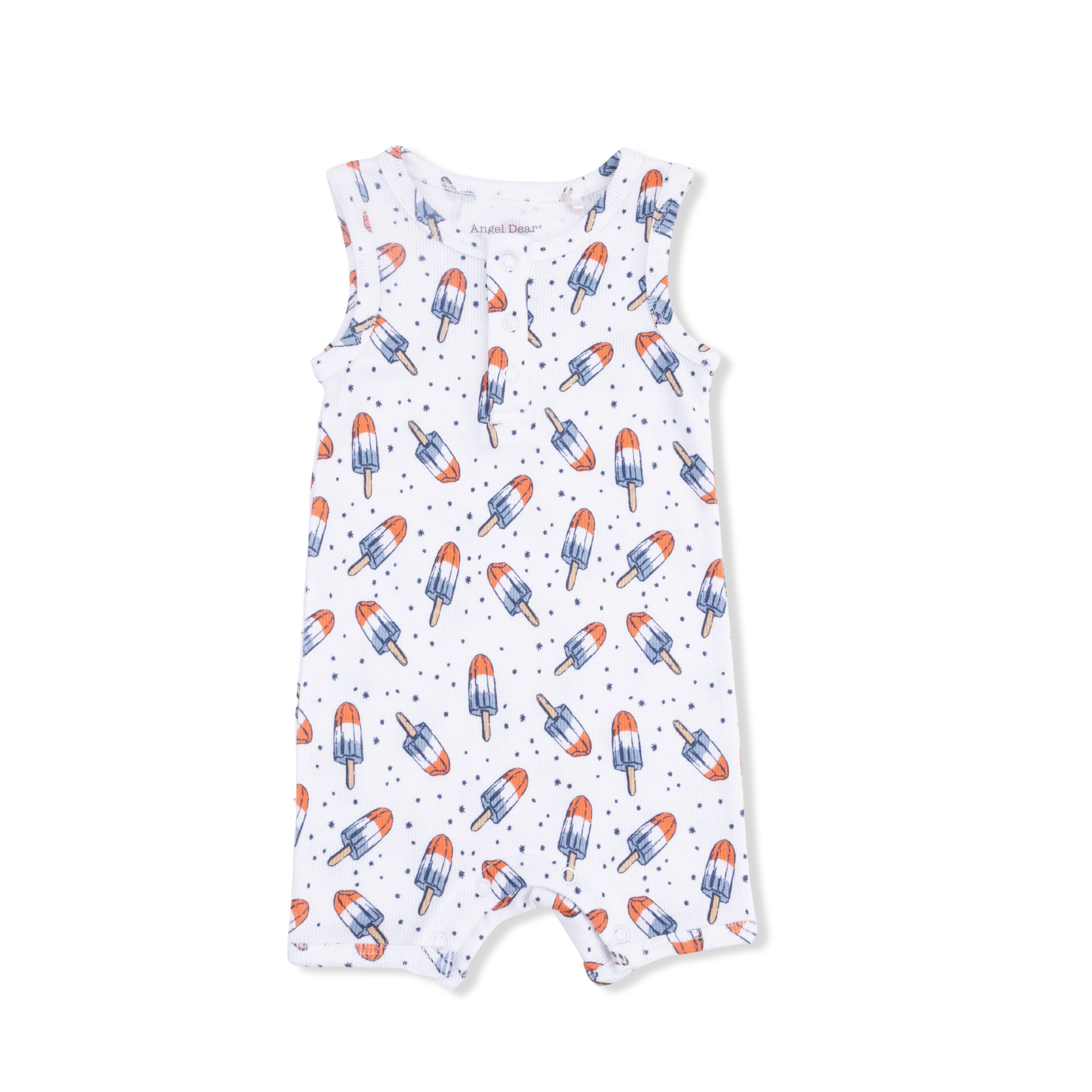 Astro Pop - Henley Shortie Romper-Angel Dear