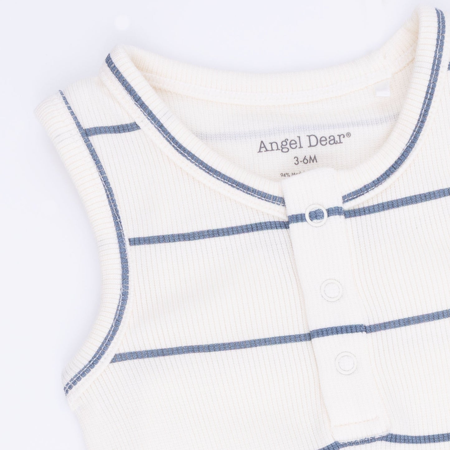 Vintage Stripe - Henley Shortie Romper