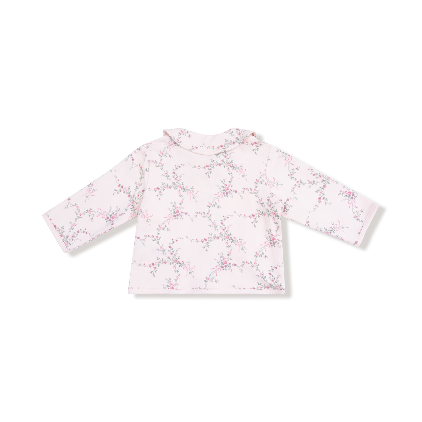 Tweed Style Jacket with Bow Pockets in our  Antoinette Floral print from Angel Dear