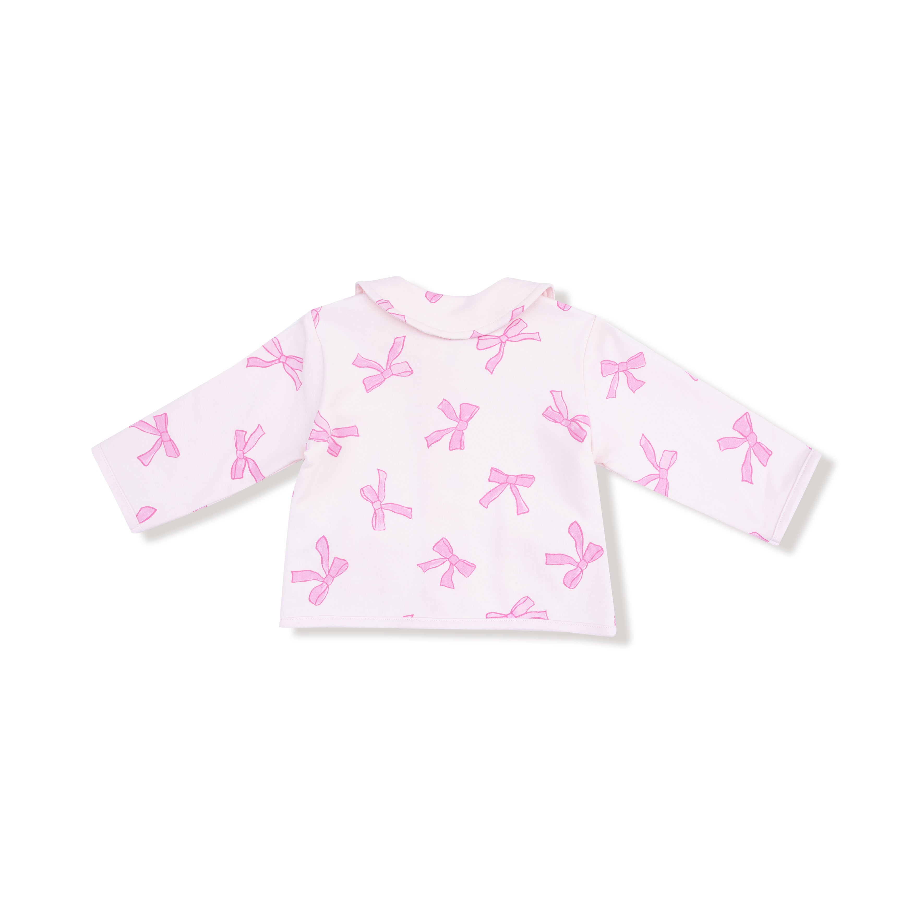 Tweed Style Jacket with Bow Pockets in our Pretty Bows print from Angel Dear