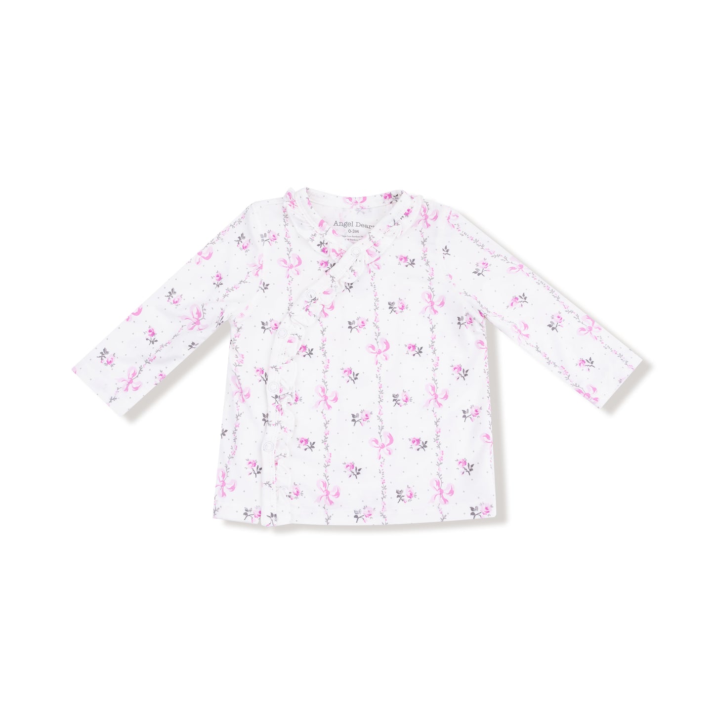 Take Me Home Set in our  Dainty Buds and Bows Stripe print from Angel Dear