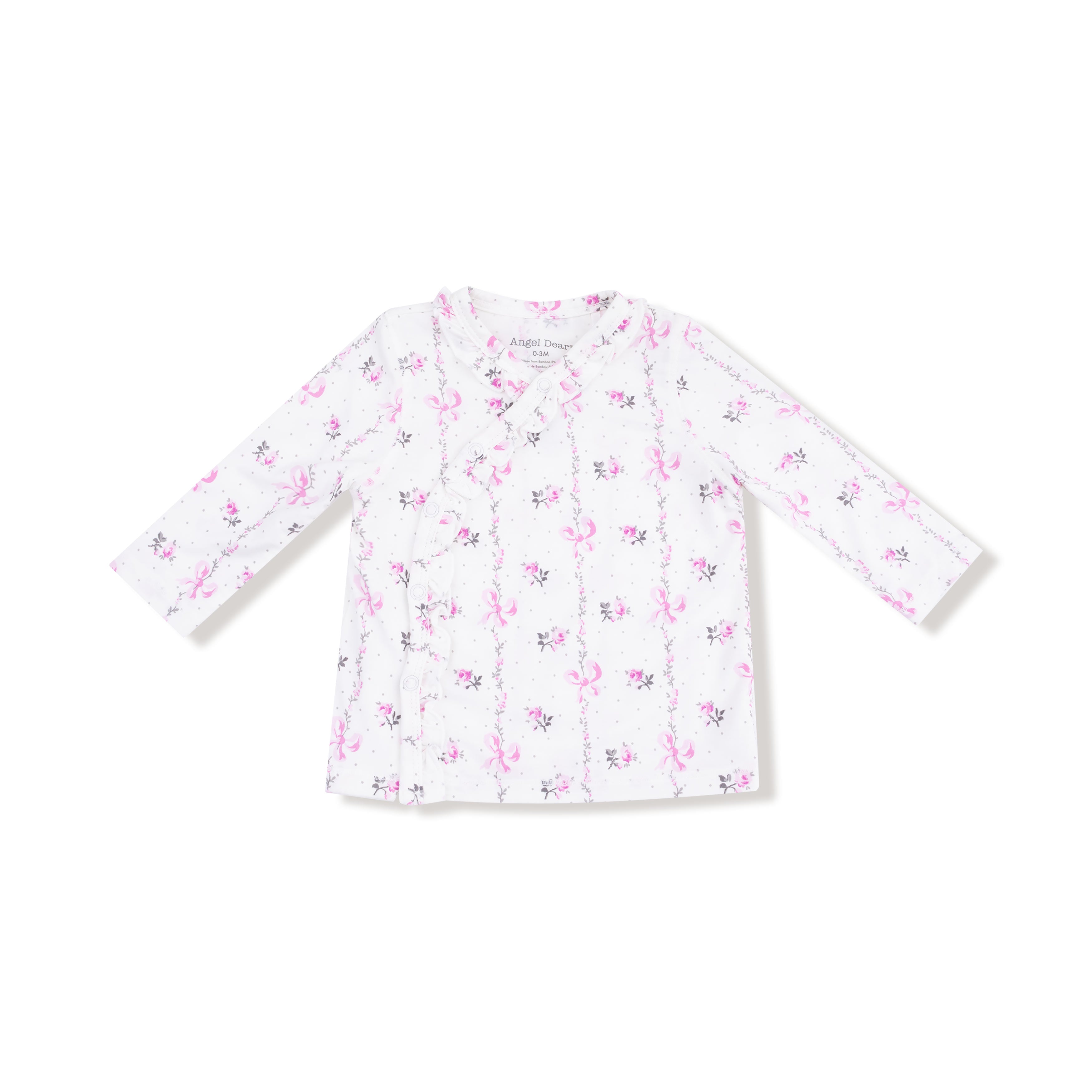 Take Me Home Set in our  Dainty Buds and Bows Stripe print from Angel Dear