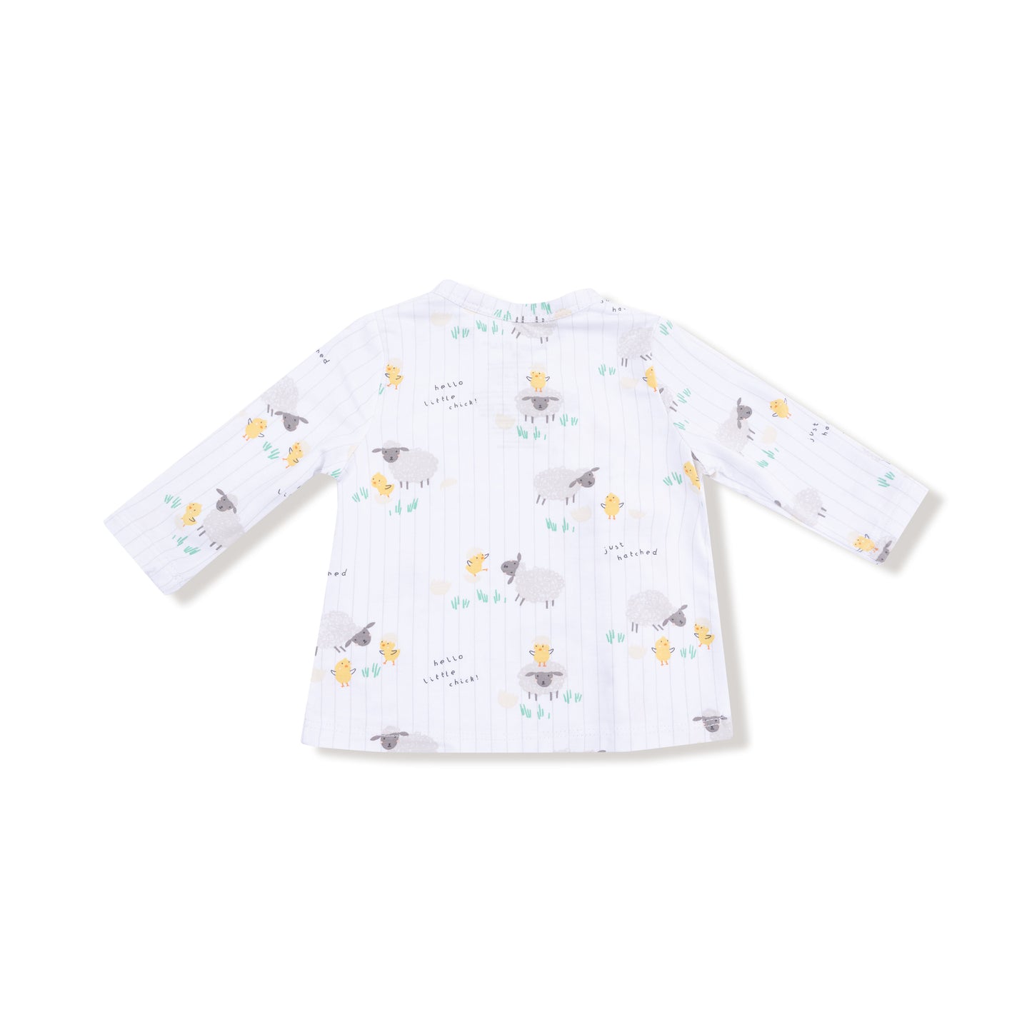 Take Me Home Set with Roll Over Cuff Pant in our  Just Hatched - Unisex print from Angel Dear