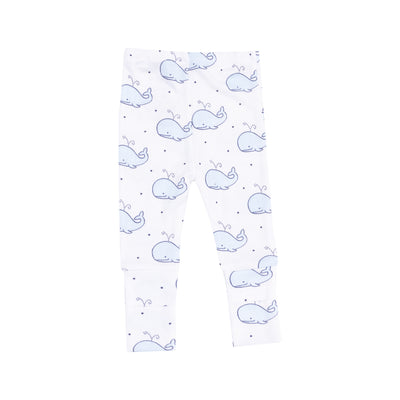 Take Me Home Set with Roll Over Cuff Pant - Bubbly Whale Blue-Angel Dear