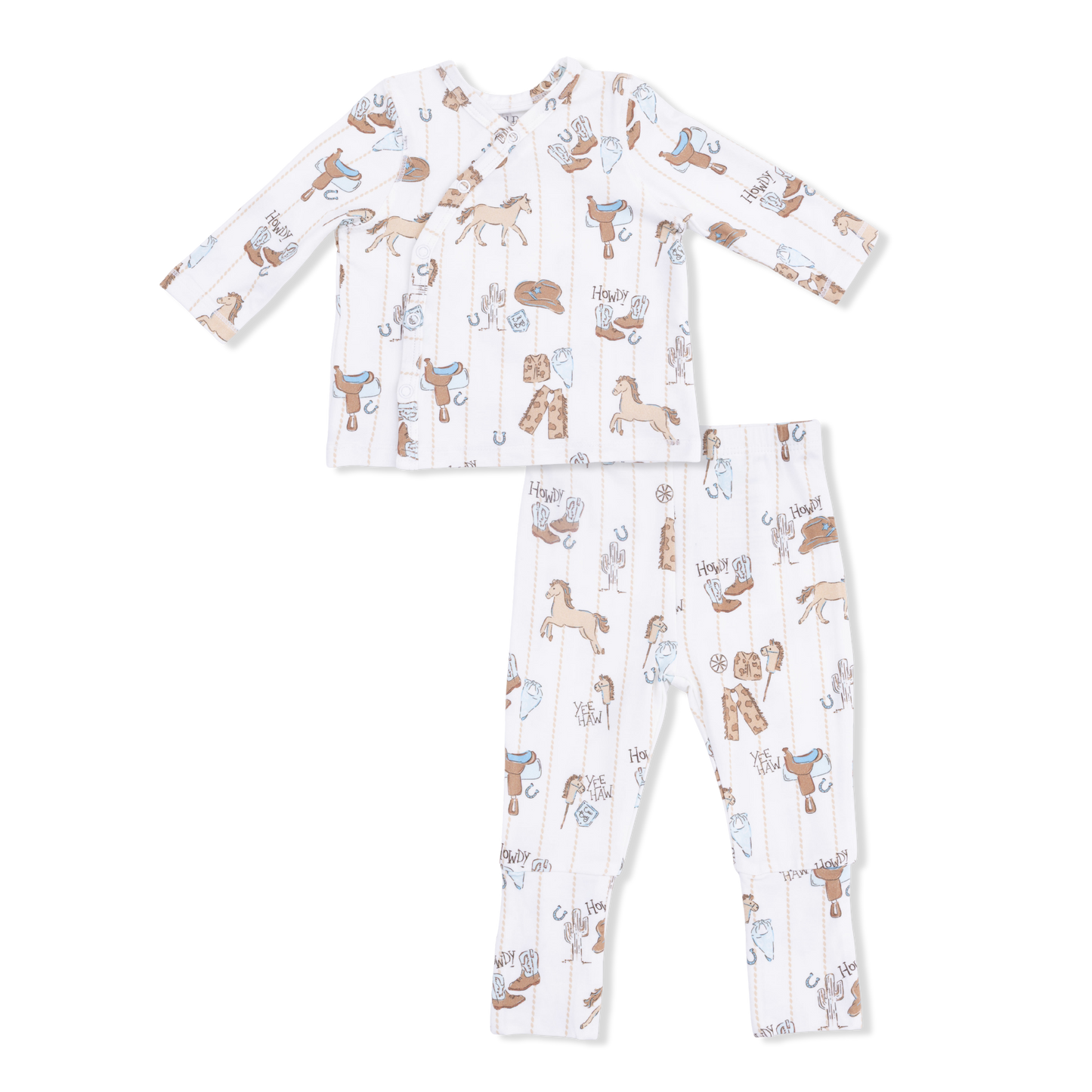 Cowboy Nursery - Take Me Home Set with Convertible Pant-Angel Dear