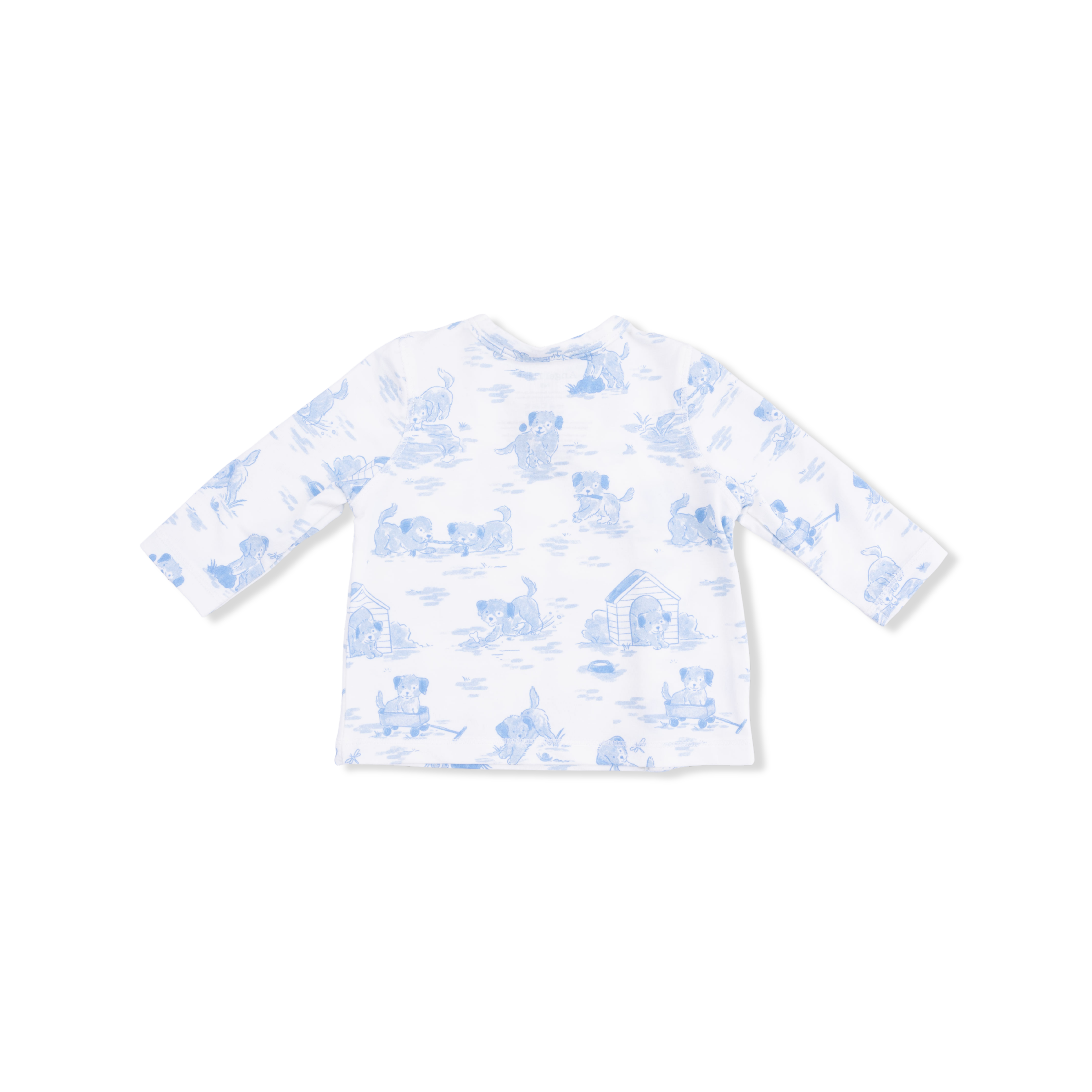 Puppy Toile Blue - Take Me Home Set with Convertible Pant-Angel Dear