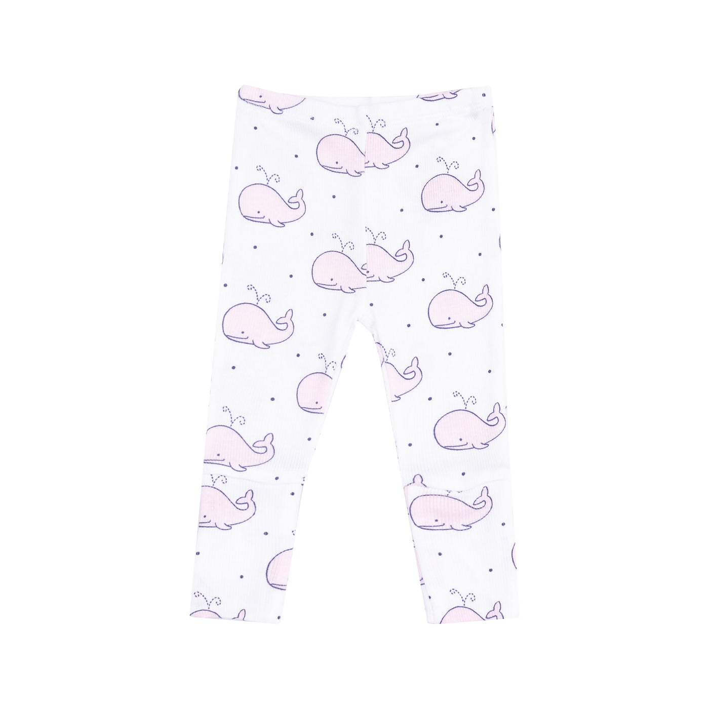 Take Me Home Set with Roll Over Cuff Pant - Bubbly Whale Pink