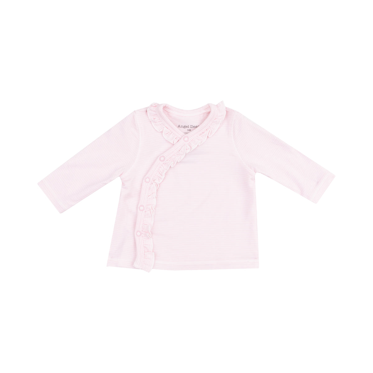 Take Me Home Set with Roll Over Cuff Pant - Stripe Classic Pink-Angel Dear