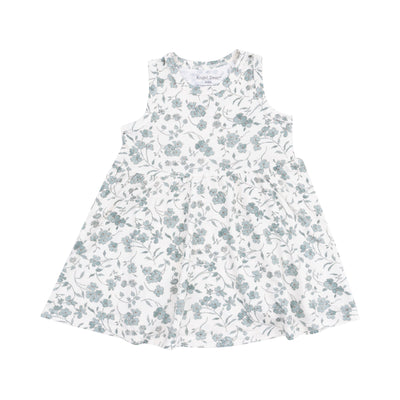 Tank Dress and Bloomer - Baby's Breathe Floral