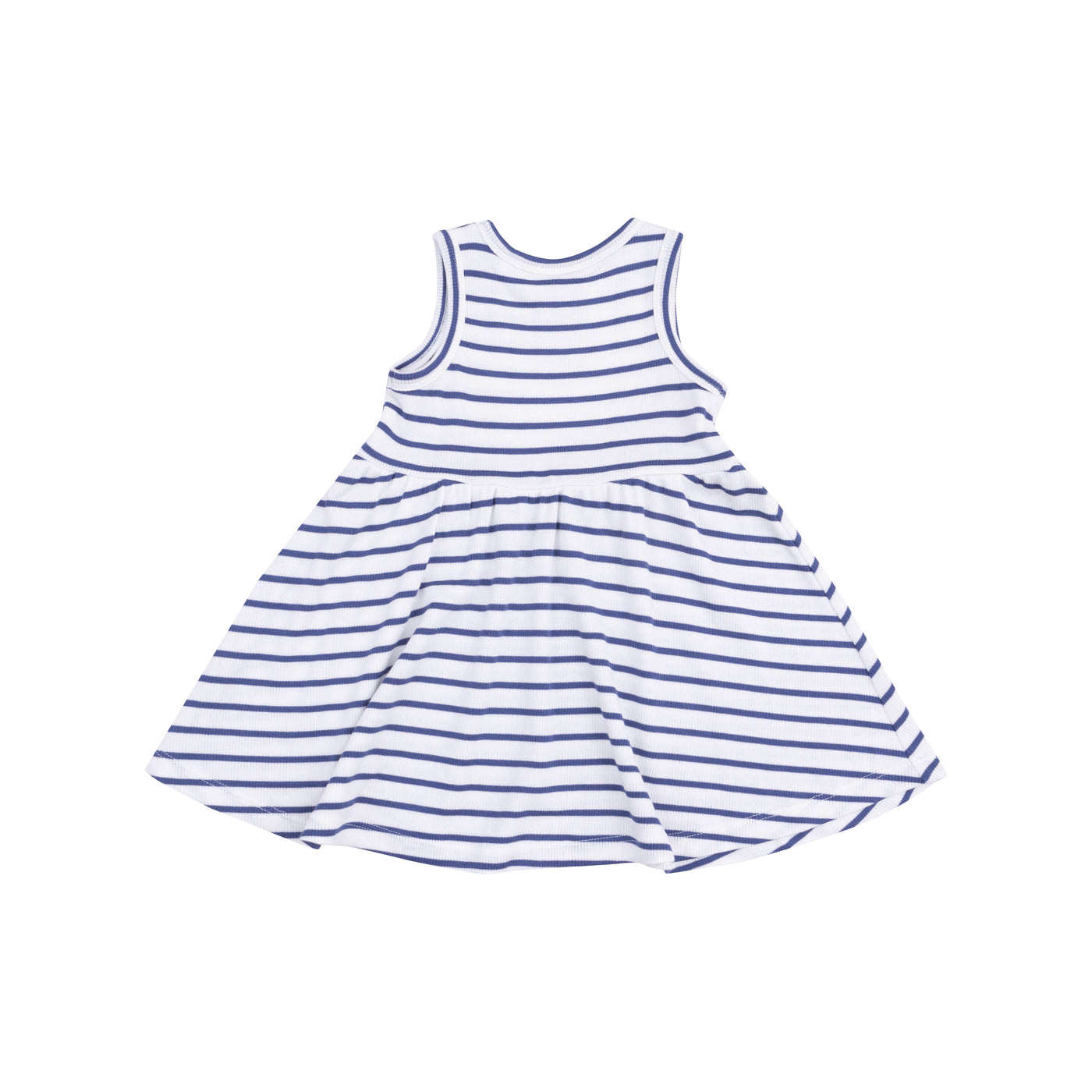 Tank Dress And Bloomer (2T-4T Dress Only) -  Stripe Vintage Navy-Angel Dear