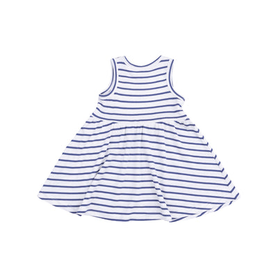 Tank Dress And Bloomer (2T-4T Dress Only) -  Stripe Vintage Navy