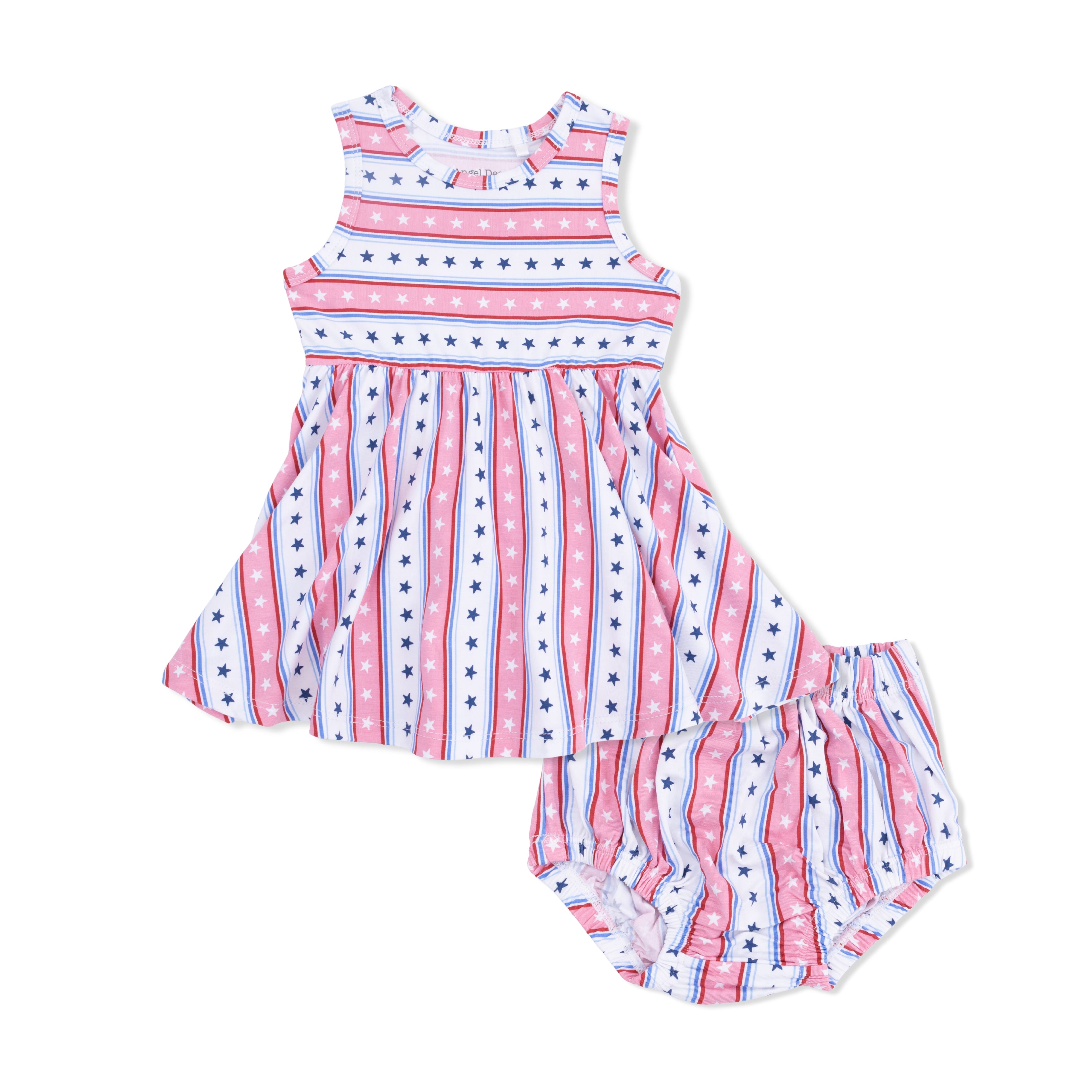 Stars and Stripes - Tank Dress with Bloomer – Angel Dear