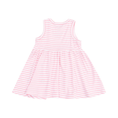 Tank Dress and Bloomer with Applique - Golf Pink Mini Gingham-Angel Dear